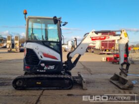 2021 Bobcat E26 Mini Excavators For Auction: Leeds – 5th, 6th, 7th & 8th March 2025 @ 8:00am full