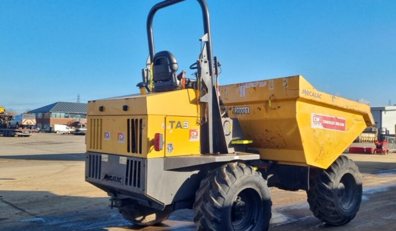 2018 Mecalac TA9 Site Dumpers For Auction: Leeds – 5th, 6th, 7th & 8th March 2025 @ 8:00am full