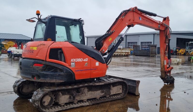 2018 Kubota KX080-4A 6 Ton+ Excavators For Auction: Leeds – 5th, 6th, 7th & 8th March 2025 @ 8:00am full