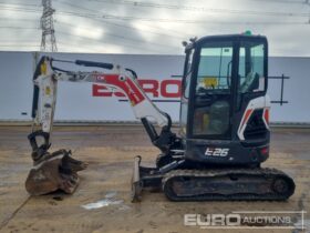 2021 Bobcat E26 Mini Excavators For Auction: Leeds – 5th, 6th, 7th & 8th March 2025 @ 8:00am full