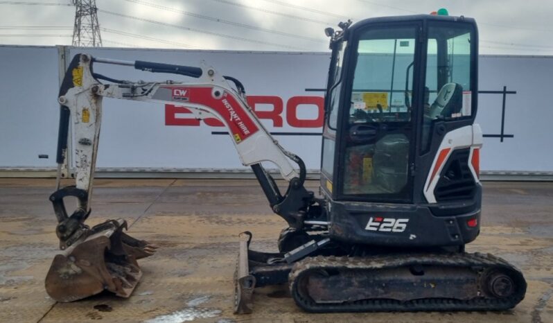 2021 Bobcat E26 Mini Excavators For Auction: Leeds – 5th, 6th, 7th & 8th March 2025 @ 8:00am full