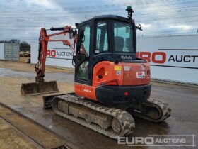 2016 Kubota U48-4 Mini Excavators For Auction: Leeds – 5th, 6th, 7th & 8th March 2025 @ 8:00am full