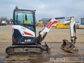 2021 Bobcat E26 Mini Excavators For Auction: Leeds – 5th, 6th, 7th & 8th March 2025 @ 8:00am full