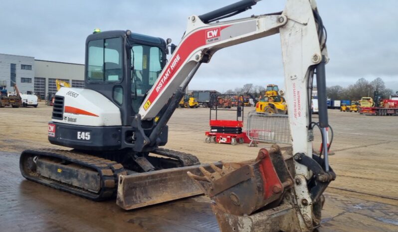 2020 Bobcat E45 Mini Excavators For Auction: Leeds – 5th, 6th, 7th & 8th March 2025 @ 8:00am full