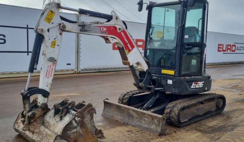 2021 Bobcat E26 Mini Excavators For Auction: Leeds – 5th, 6th, 7th & 8th March 2025 @ 8:00am