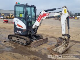 2021 Bobcat E26 Mini Excavators For Auction: Leeds – 5th, 6th, 7th & 8th March 2025 @ 8:00am full