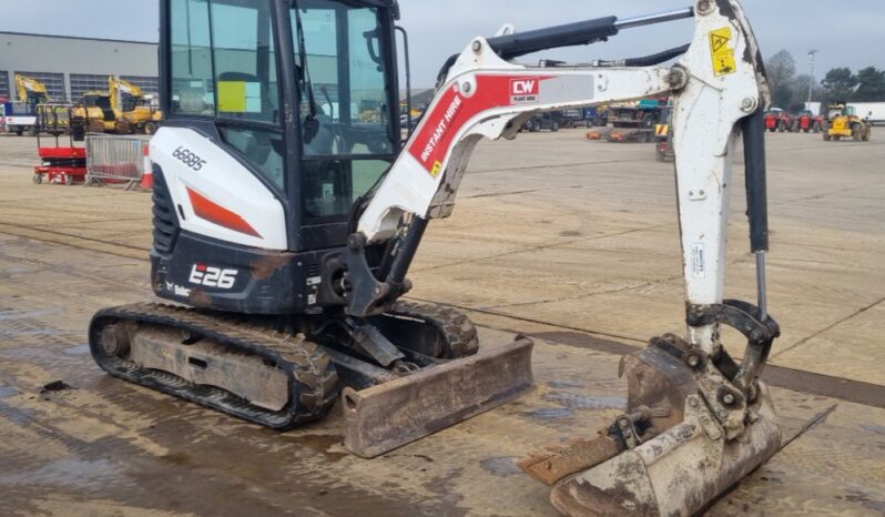 2021 Bobcat E26 Mini Excavators For Auction: Leeds – 5th, 6th, 7th & 8th March 2025 @ 8:00am full