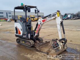 2021 Bobcat E17 Mini Excavators For Auction: Leeds – 5th, 6th, 7th & 8th March 2025 @ 8:00am full