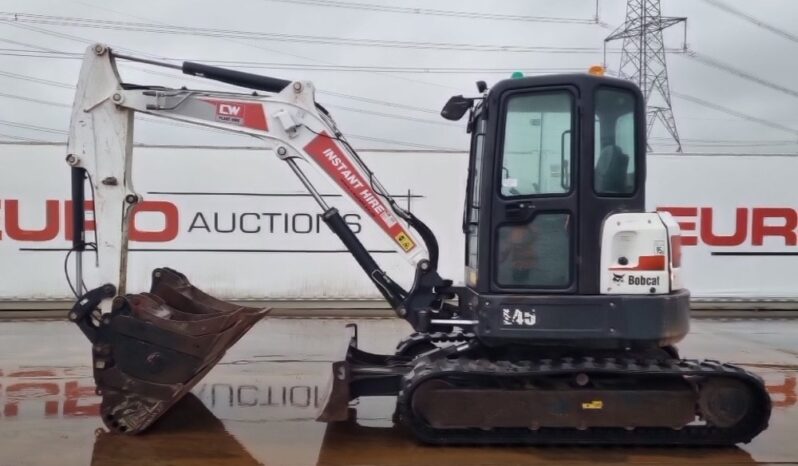 2020 Bobcat E45 Mini Excavators For Auction: Leeds – 5th, 6th, 7th & 8th March 2025 @ 8:00am full