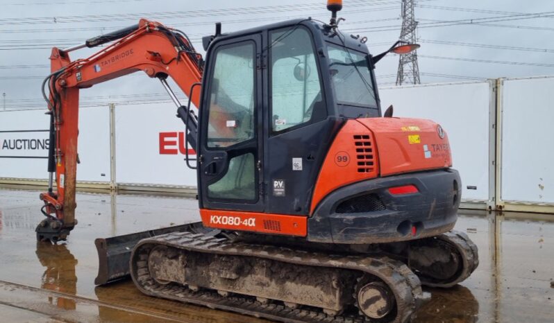 2018 Kubota KX080-4A 6 Ton+ Excavators For Auction: Leeds – 5th, 6th, 7th & 8th March 2025 @ 8:00am full