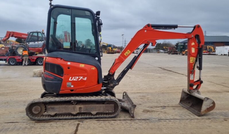 2019 Kubota U27-4 Mini Excavators For Auction: Leeds – 5th, 6th, 7th & 8th March 2025 @ 8:00am full