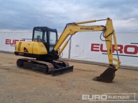 Hyundai R55-7 Mini Excavators For Auction: Dromore – 21st & 22nd February 2025 @ 9:00am For Auction on 2025-02-22 full