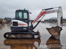 2020 Bobcat E45 Mini Excavators For Auction: Leeds – 5th, 6th, 7th & 8th March 2025 @ 8:00am full