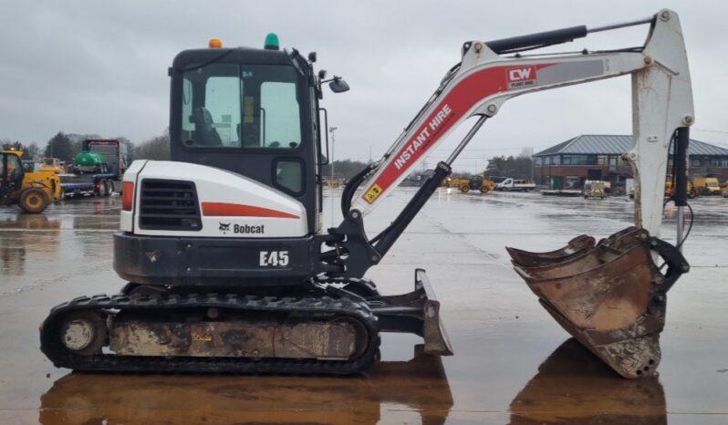 2020 Bobcat E45 Mini Excavators For Auction: Leeds – 5th, 6th, 7th & 8th March 2025 @ 8:00am full