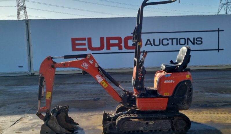 2020 Kubota KX008-3 Micro Excavators For Auction: Leeds – 5th, 6th, 7th & 8th March 2025 @ 8:00am full