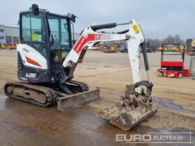 2021 Bobcat E26 Mini Excavators For Auction: Leeds – 5th, 6th, 7th & 8th March 2025 @ 8:00am full