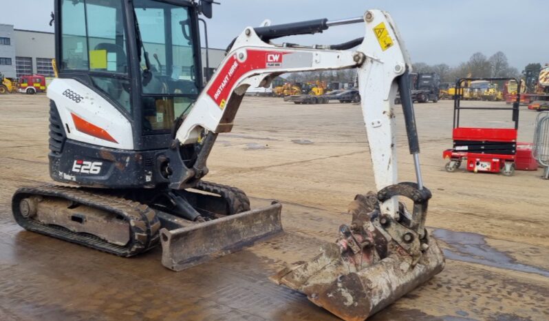 2021 Bobcat E26 Mini Excavators For Auction: Leeds – 5th, 6th, 7th & 8th March 2025 @ 8:00am full