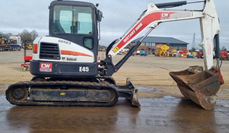 2020 Bobcat E45 Mini Excavators For Auction: Leeds – 5th, 6th, 7th & 8th March 2025 @ 8:00am full