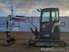 2021 Bobcat E26 Mini Excavators For Auction: Leeds – 5th, 6th, 7th & 8th March 2025 @ 8:00am full