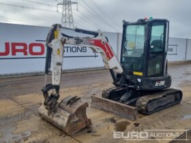 2021 Bobcat E26 Mini Excavators For Auction: Leeds – 5th, 6th, 7th & 8th March 2025 @ 8:00am