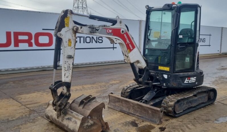 2021 Bobcat E26 Mini Excavators For Auction: Leeds – 5th, 6th, 7th & 8th March 2025 @ 8:00am