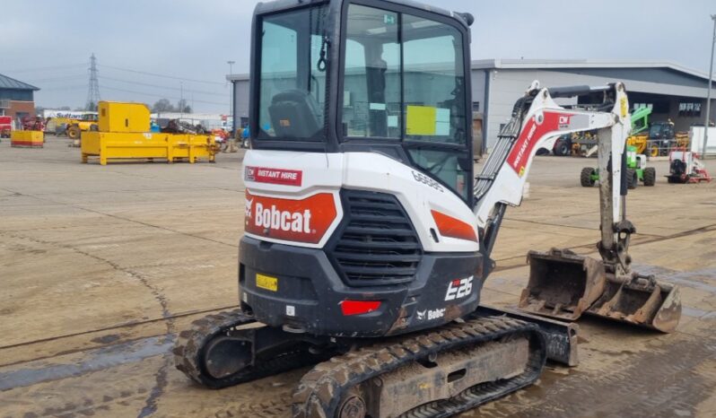 2021 Bobcat E26 Mini Excavators For Auction: Leeds – 5th, 6th, 7th & 8th March 2025 @ 8:00am full