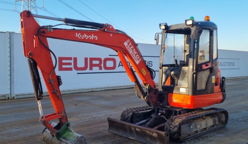 2015 Kubota KX101 Mini Excavators For Auction: Leeds – 5th, 6th, 7th & 8th March 2025 @ 8:00am