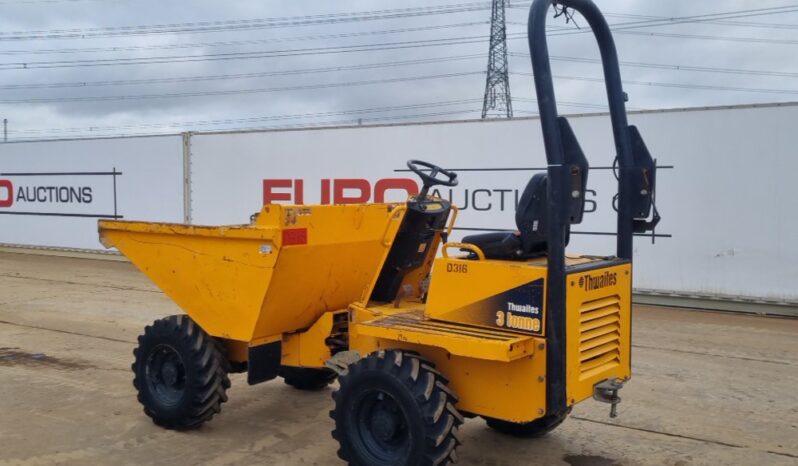 2013 Thwaites 3 Ton Site Dumpers For Auction: Leeds – 5th, 6th, 7th & 8th March 2025 @ 8:00am full