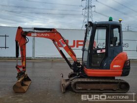 2015 Kubota KX61-3 Mini Excavators For Auction: Leeds – 5th, 6th, 7th & 8th March 2025 @ 8:00am full