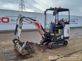 2021 Bobcat E17 Mini Excavators For Auction: Leeds – 5th, 6th, 7th & 8th March 2025 @ 8:00am