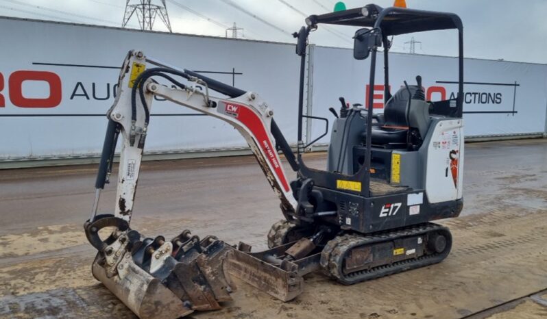 2021 Bobcat E17 Mini Excavators For Auction: Leeds – 5th, 6th, 7th & 8th March 2025 @ 8:00am