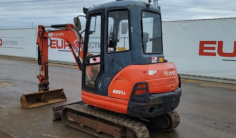 2015 Kubota KX61-3 Mini Excavators For Auction: Leeds – 5th, 6th, 7th & 8th March 2025 @ 8:00am full