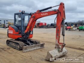 2015 Kubota KX101-3A3 Mini Excavators For Auction: Leeds – 5th, 6th, 7th & 8th March 2025 @ 8:00am full