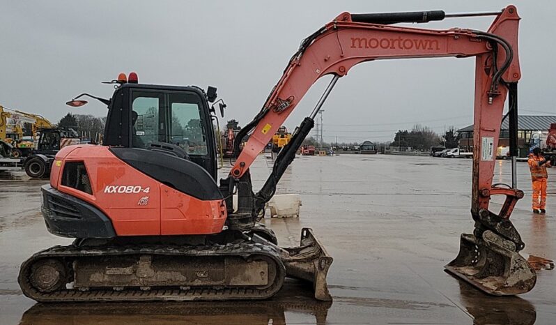 2015 Kubota KX080-4 6 Ton+ Excavators For Auction: Leeds – 5th, 6th, 7th & 8th March 2025 @ 8:00am full