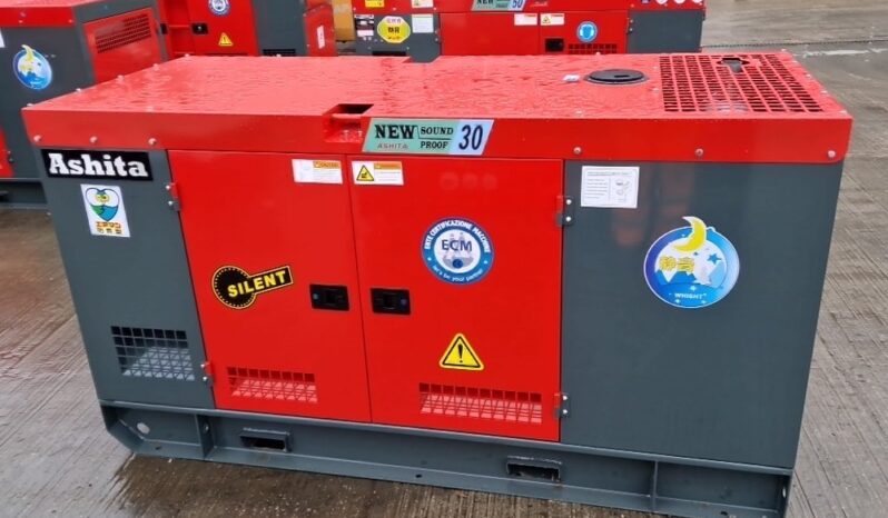 Unused 2024 Ashita Power AG3-30 Generators For Auction: Leeds – 5th, 6th, 7th & 8th March 2025 @ 8:00am full