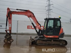 2015 Kubota KX080-4 6 Ton+ Excavators For Auction: Leeds – 5th, 6th, 7th & 8th March 2025 @ 8:00am full