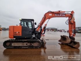 2016 Hitachi ZX85USB-5A 6 Ton+ Excavators For Auction: Leeds – 5th, 6th, 7th & 8th March 2025 @ 8:00am full