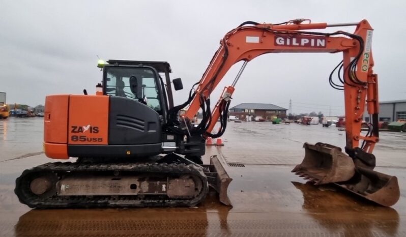 2016 Hitachi ZX85USB-5A 6 Ton+ Excavators For Auction: Leeds – 5th, 6th, 7th & 8th March 2025 @ 8:00am full