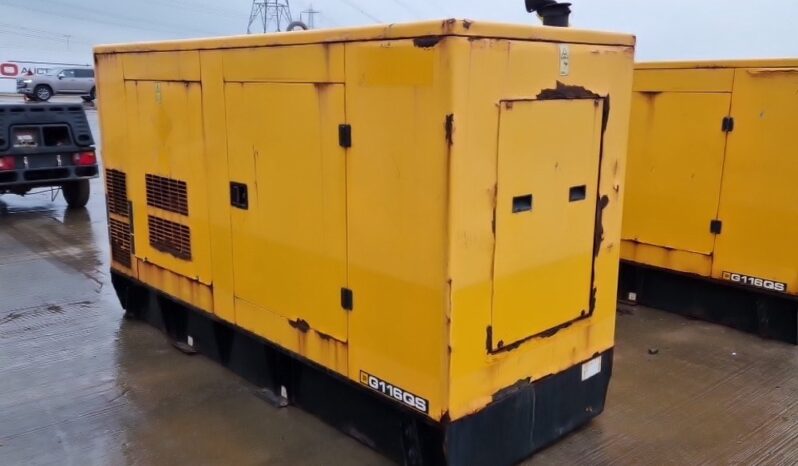 2017 JCB G116QS Generators For Auction: Leeds – 5th, 6th, 7th & 8th March 2025 @ 8:00am full