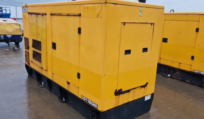 2019 JCB G116QS Generators For Auction: Leeds – 5th, 6th, 7th & 8th March 2025 @ 8:00am full