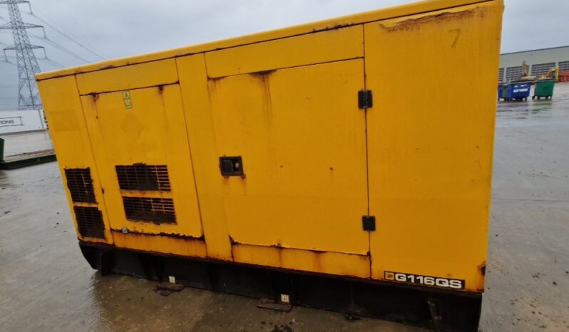 2017 JCB G116QS Generators For Auction: Leeds – 5th, 6th, 7th & 8th March 2025 @ 8:00am full