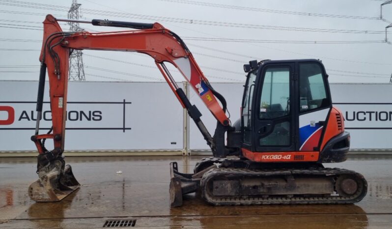 2017 Kubota KX080-4 6 Ton+ Excavators For Auction: Leeds – 5th, 6th, 7th & 8th March 2025 @ 8:00am full