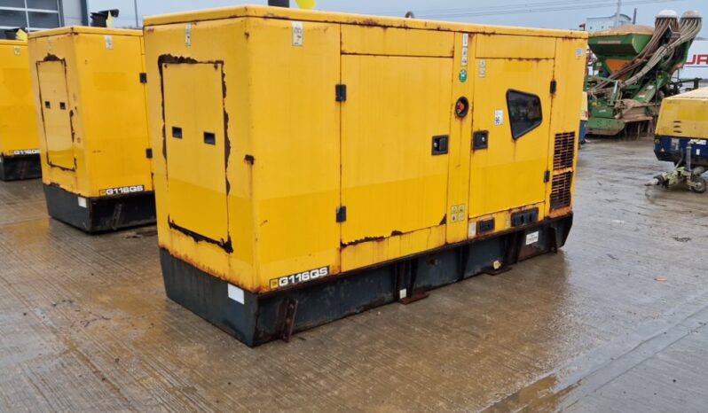 2017 JCB G116QS Generators For Auction: Leeds – 5th, 6th, 7th & 8th March 2025 @ 8:00am full