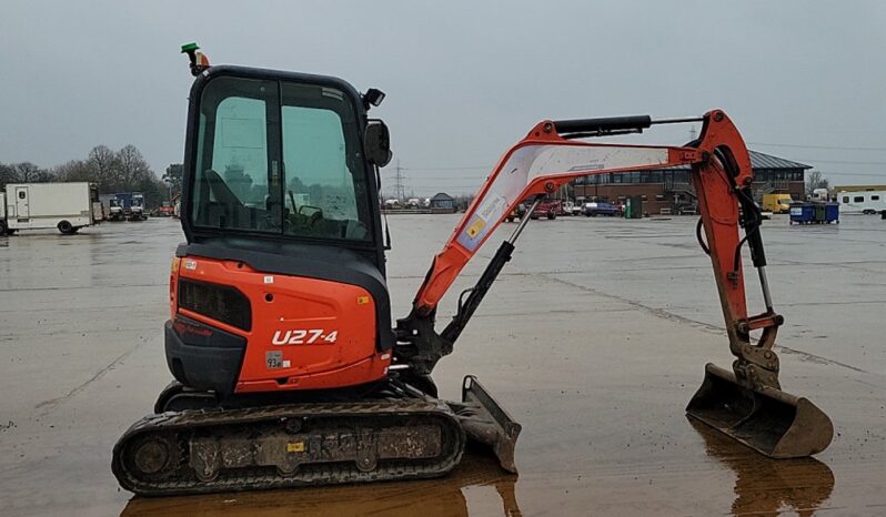 2016 Kubota U27-4 Mini Excavators For Auction: Leeds – 5th, 6th, 7th & 8th March 2025 @ 8:00am full