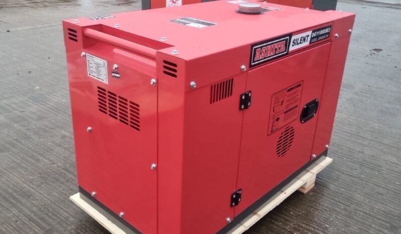 Unused 2025 Ashita DG11000SE3 Generators For Auction: Leeds – 5th, 6th, 7th & 8th March 2025 @ 8:00am full