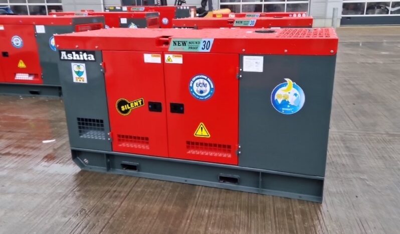 Unused 2024 Ashita Power AG3-30 Generators For Auction: Leeds – 5th, 6th, 7th & 8th March 2025 @ 8:00am full