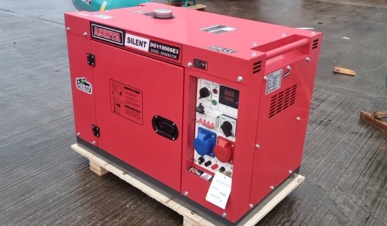 Unused 2025 Ashita DG11000SE3 Generators For Auction: Leeds – 5th, 6th, 7th & 8th March 2025 @ 8:00am