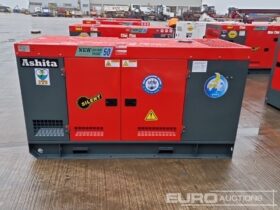 Unused 2025 Ashita Power AG3-50 Generators For Auction: Leeds – 5th, 6th, 7th & 8th March 2025 @ 8:00am full