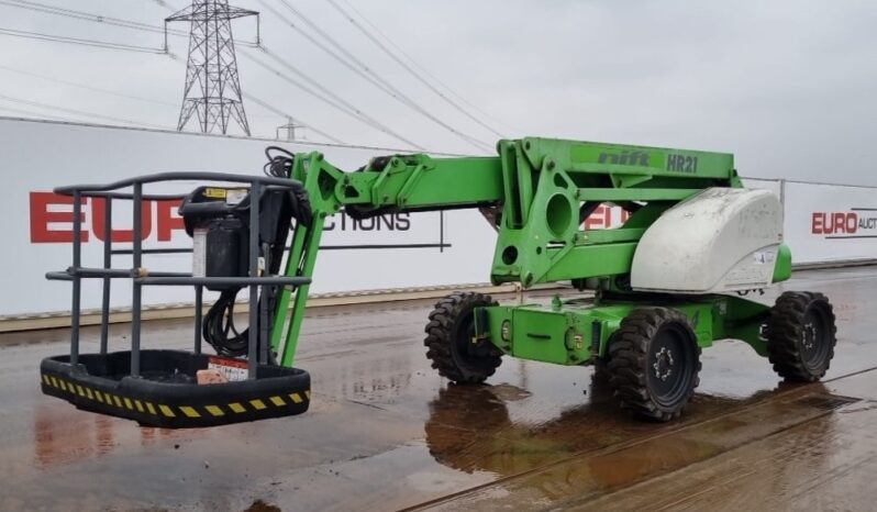 2016 Niftylift HR21D Manlifts For Auction: Leeds – 5th, 6th, 7th & 8th March 2025 @ 8:00am