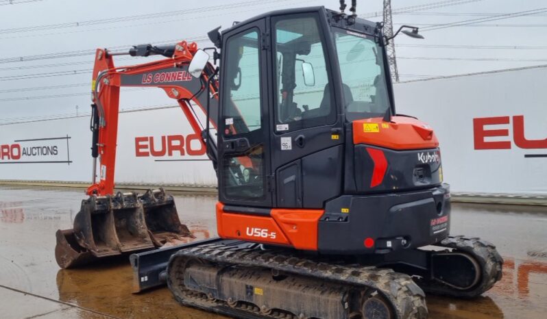 2023 Kubota U56-5 Mini Excavators For Auction: Leeds – 5th, 6th, 7th & 8th March 2025 @ 8:00am full